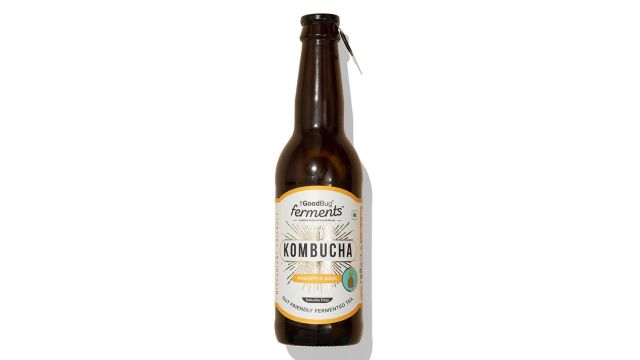 The Good Bug Kombucha Pineapple Basil