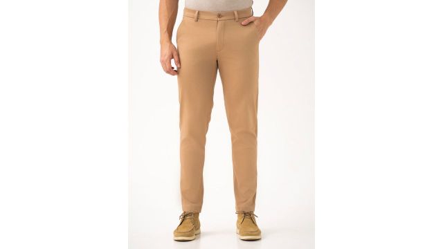 The Pant Project Men Khaki Slim-Fit Mid-Rise Stretch Chinos