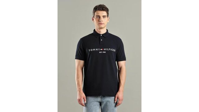 Tommy Hilfiger Men Polo Shirts Blue