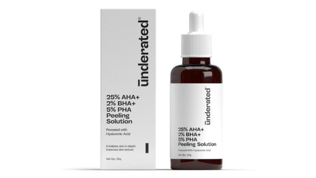 Underated Peeling Solution with 25% AHA