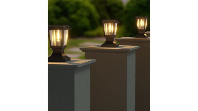 XERGY Waterproof Solar Pillar Lights