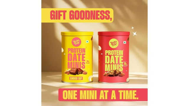 Yogabar Protein Date Minis with Chocolate Coating