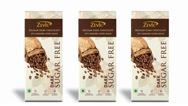 ZEVIC Sugar Free Dark Chocolate Rosted Coffee Beans