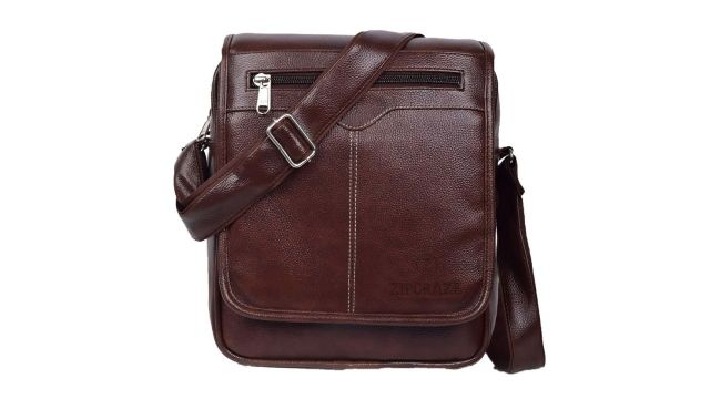 ZipCrazeTextured Crossbody Sling Bag