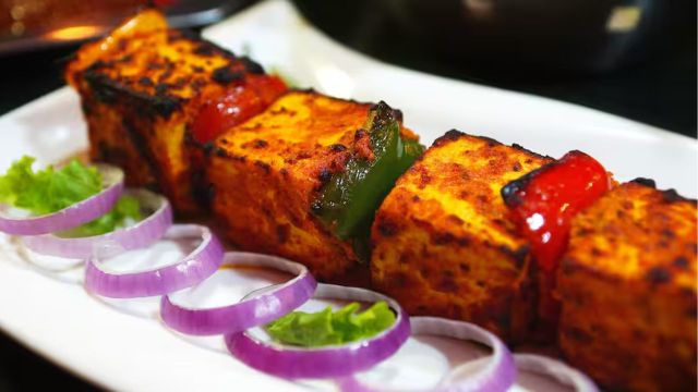 Paneer Tikka with Salad