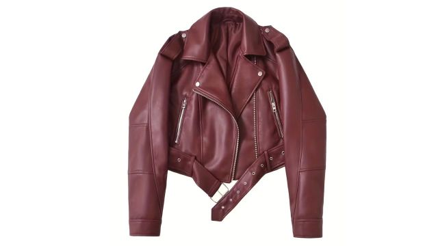 2025 Short Faux Leather Jacket