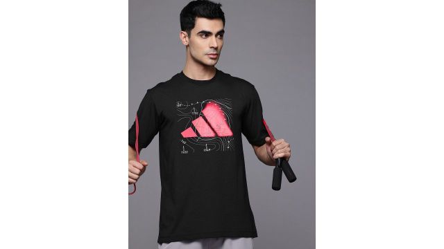 ADIDAS Brand Logo Print Relaxed T-shirt