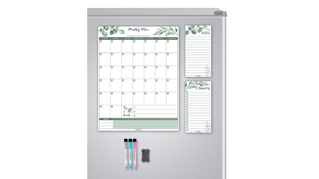 ALEZEL Magnetic Dry Erase Calendar For Fridge