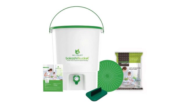 BIO Drops BOKASHI Bucket Indoor COMPOSTER