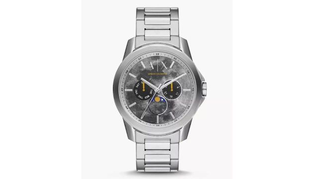Banks Silver Stainless Steel Watch