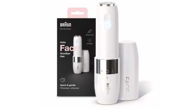 Braun Mini Facial Hair Remover FS1000 for Upper Lips, Chin & Cheeks