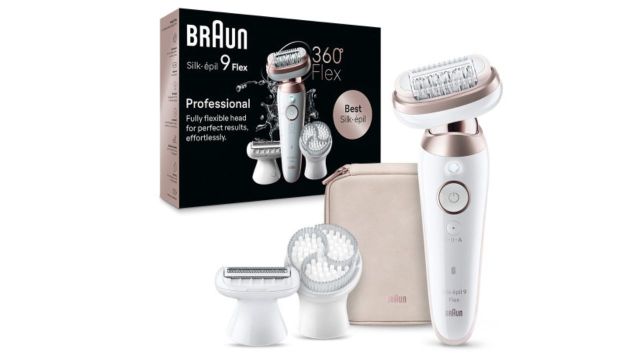 Braun Silk-Epil9 Flex 9-060 Epilator with Fully Flexible Head + Deep Body Exfoliation