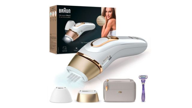 Braun Silk Expert Pro 5 PL5147 IPL Permanent Laser Hair Removal Epilator - White