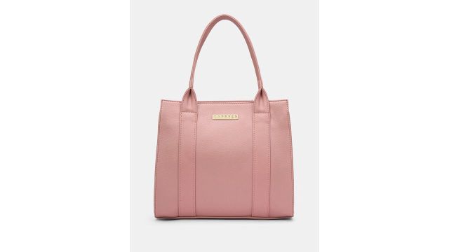 Caprese Textured Structured Handheld Bag