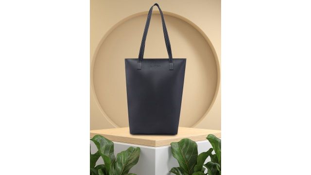 Caprese Zyla Women Black Large Tote Bag