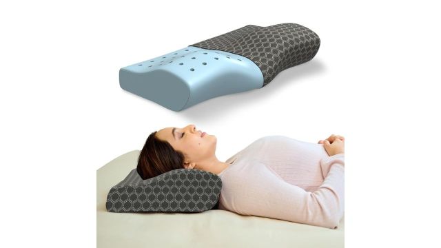 CareFoam Cooling Gel Memory Foam Cervical Neck Pillow