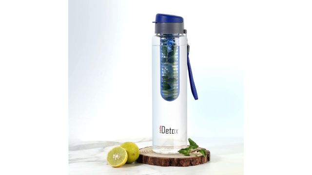 Cello Fruit Infuser Glass Water Bottle