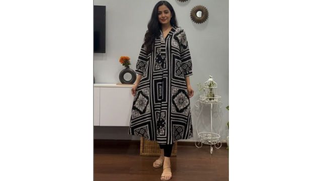 Chaukas Women Ethnic Motifs Printed Indie Prints Kurta