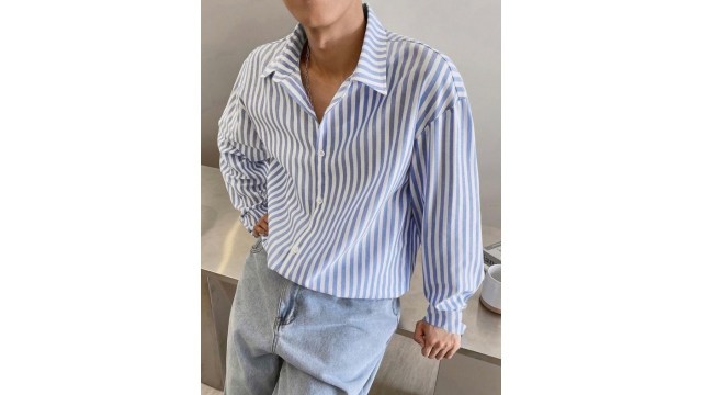 Claim Dot Men's Striped Shirt