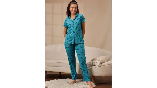 Clovia Women Printed Night suit (VANumber: ls0025p36s)