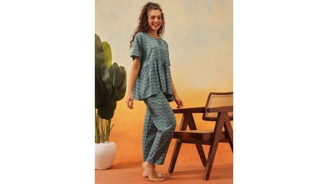 Clovia Women Printed Night suit (VANumber: ls0695a05s)