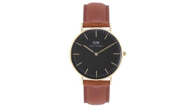 Daniel Wellington Unisex St Mawes Leather Straps Analogue Watch DW00100545K