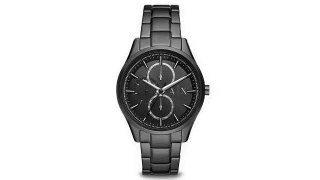 Dante Black Multifunction Stainless Steel Watch