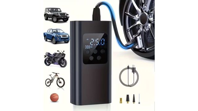 Digital Display Portable Air Compressor
