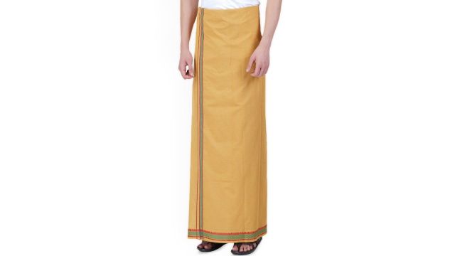 Ethazh Men Tirumalai Fancy Colour Dhoti