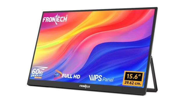 FRONTECH 15.6" Portable LED Monitor