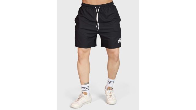 FUAARK Men Training or Gym Sports Shorts with Zip Pockets & Drawstrings