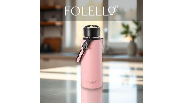 Folello 1 Litre Detox Water Bottle Vacuum Insulated