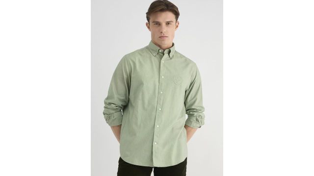 GANT Men Oxford Embroidered Casual Shirt