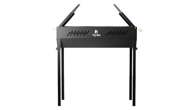 H Hy-tec Device Hybb Dual-Cart Charcoal Grill