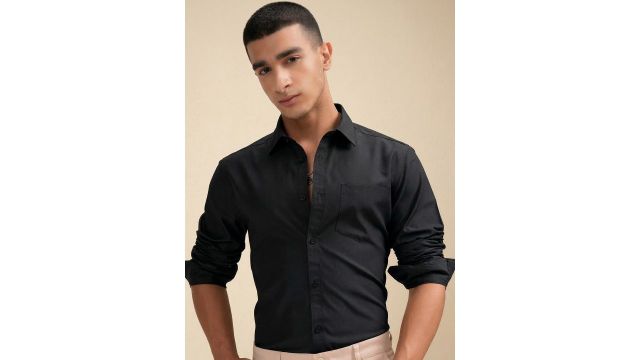 HIGHLANDER Men Slim Fit Shirt