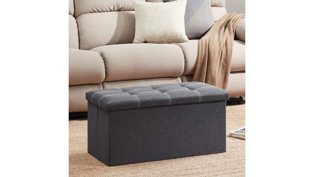 HROY Foldable Storage Ottoman Cube