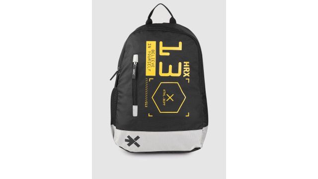 HRX by Hrithik Roshan Unisex Brand Logo Backpack