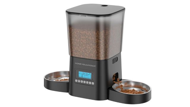 HoneyGuaridan Automatic Dog Feeder For 2 Dogs