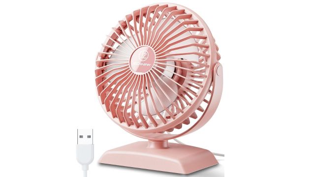JZCreater USB Desk Fan Pink