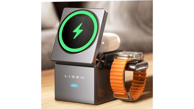 LISEN Three In One Charging Station Cube