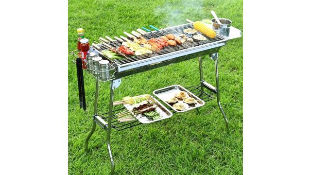 Livzing Portable Barbeque Grill Set