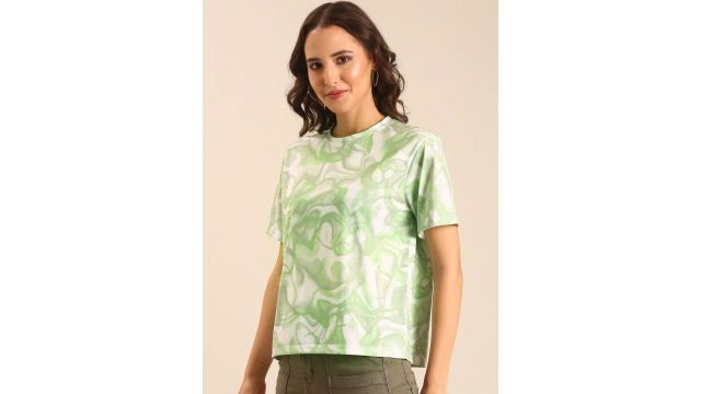 MARCA Disati Tie and Dye Dyed Round Neck T-shirt