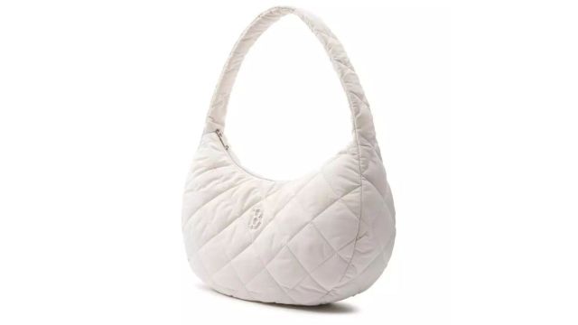 MLB Padding Quilted L-Hobo Bag Boston Red Sox