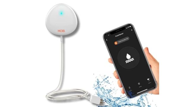 MOBI Smart Home 2.4GHz WiFi Water Leak Sensor