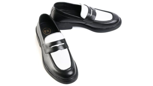 MONKSTORY Cosmopolitan Contrast Penny Loafers