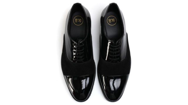 MONKSTORY Men Tuxedo Lace-ups Formal Oxfords