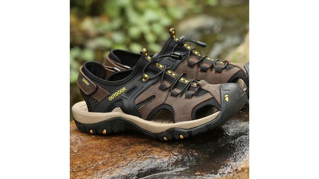 Men’s All-Season Slip-Resistant Arch Support Hiking Sandals