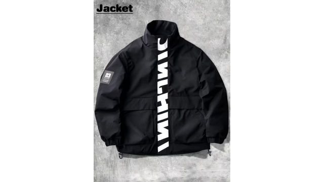 Men’s Stand Collar Casual Jacket