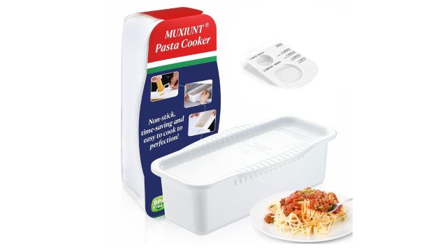 Microwave Pasta Cooker With Strainer Lid