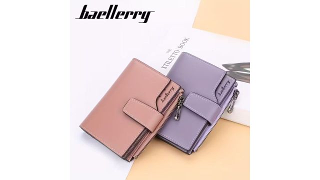 Minimalist Solid Color Short Wallet